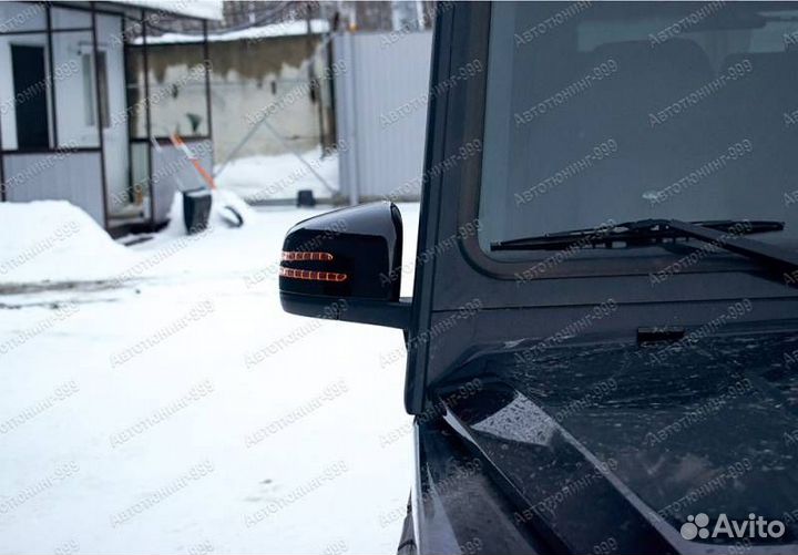 Зеркала рестайлинг Mercedes G 463 черные