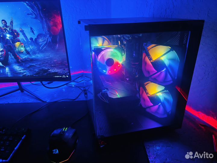 Игровой пк в сборе Gtx1660s 20 ядр 32гб,монитор165