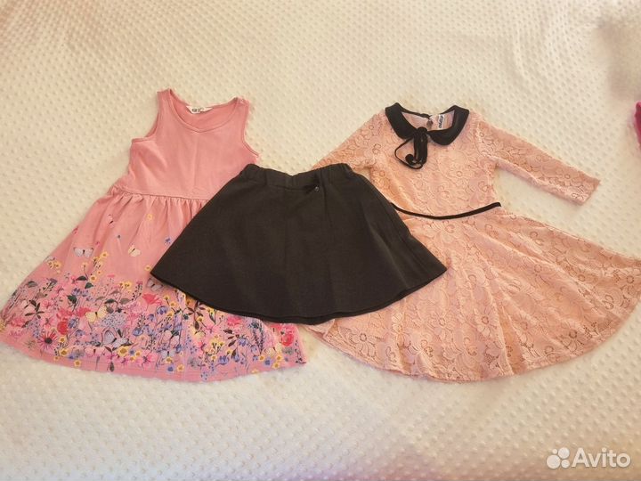 Пакет одежды на девочку 122-128