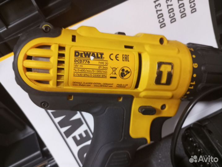 Шуруповерт DeWalt dcd776