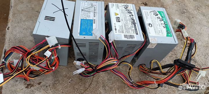 Блоки питания пк 4 шт