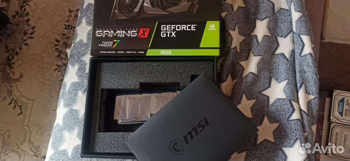 Видеокарта MSI GeForce GTX 1650 4gb gaming