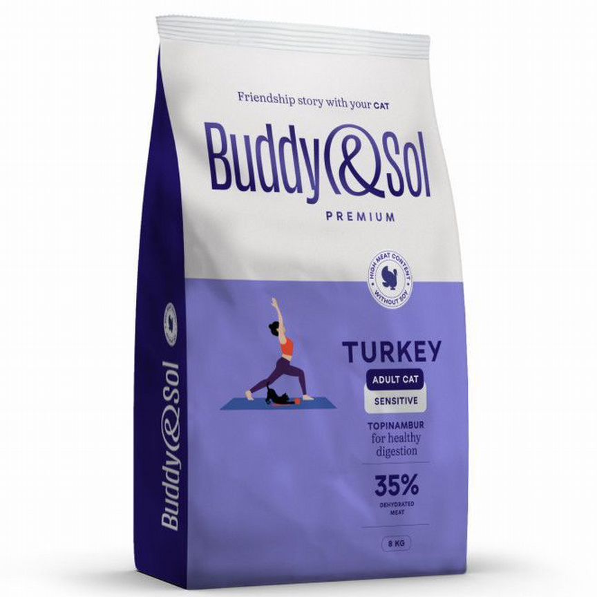 Buddy&Sol Premium для стерилизованных кошек 8 кг