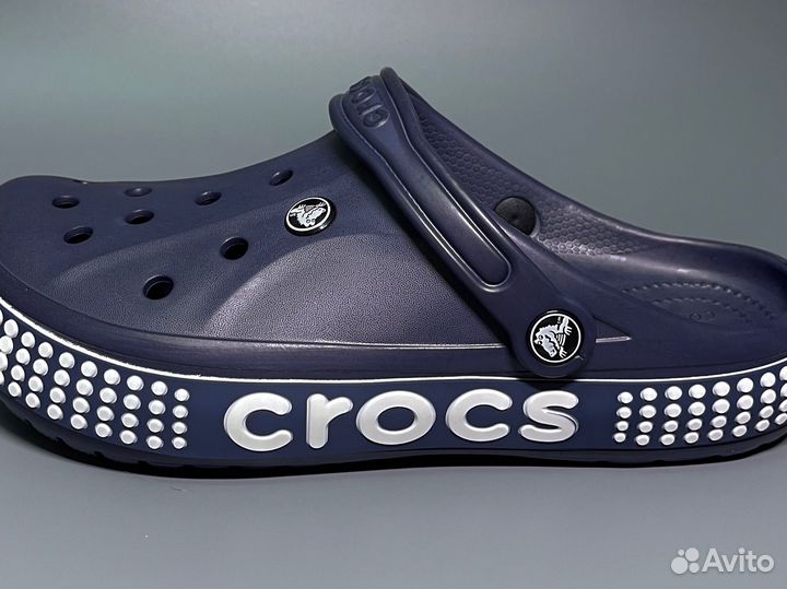 Crocs сабо мужские синие