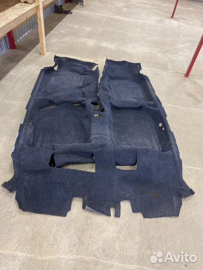 Ковер пола toyota carina E левый руль