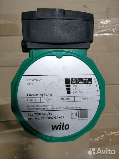 Насос Wilo TOP S 40/15