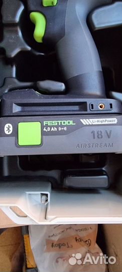 Акк. импульсная шуруповерт Festool TID 18-Basic