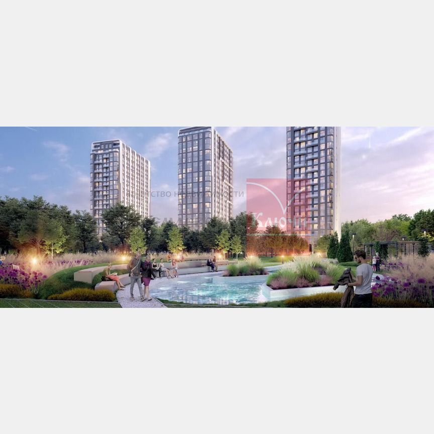 1-к. квартира, 43,4 м², 16/23 эт.