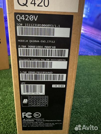 Новые запечатанные ноутбуки Asus oled