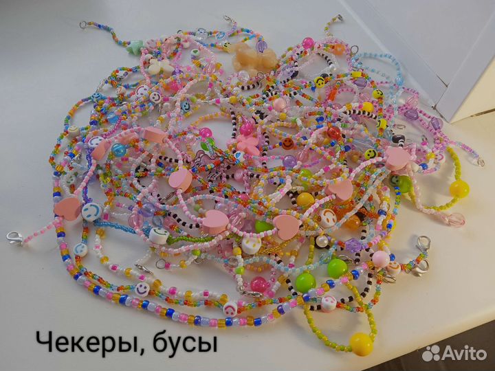 Колечки,браслеты и ожерелья из бисера