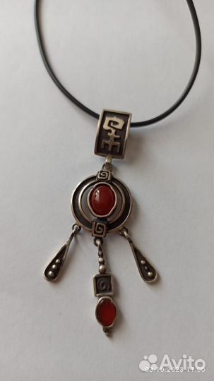 Украшение на шею серебро