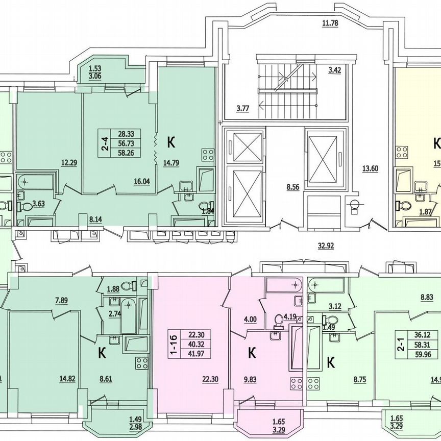 1-к. квартира, 43,6 м², 10/25 эт.