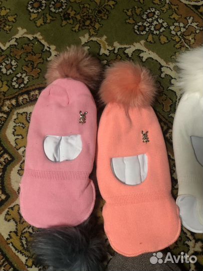 Шапка детская зимняя снуд