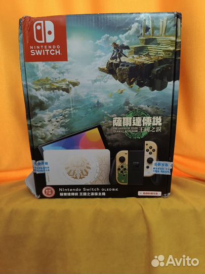 Nintendo switch oled + карта памяти на 64гб