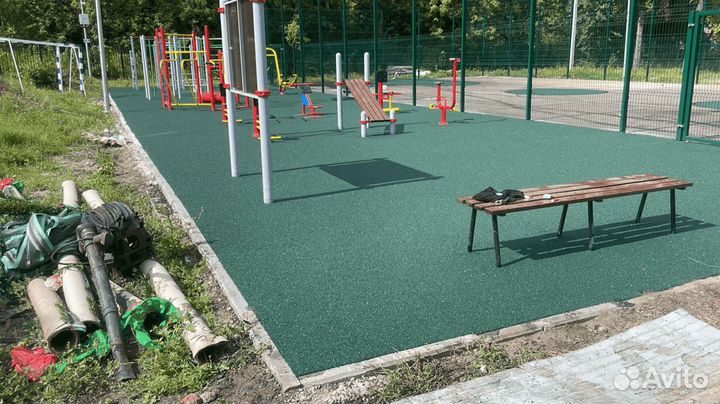 Резиновое покрытие бесшовное