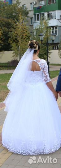 Свадебное платье бу
