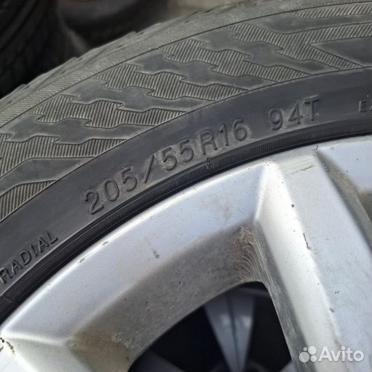 Зимние колеса 205 55 16 оригинал vw