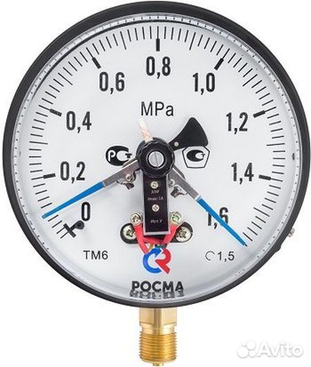 Манометр росма тм-610Р.05 (0-0.4мпа) М20х1.5 1.5 I