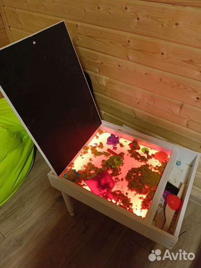 Детский световой стол песочница