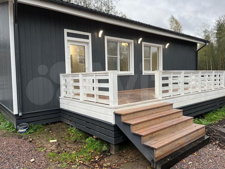 Коттедж 112 м² на участке 9 сот.