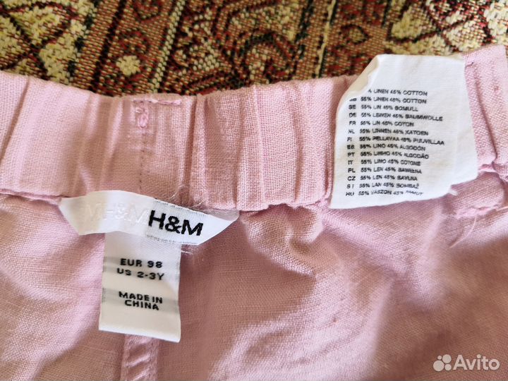 Брюки H&M на девочку р. 98