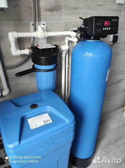 Система фильтрации воды с установкой