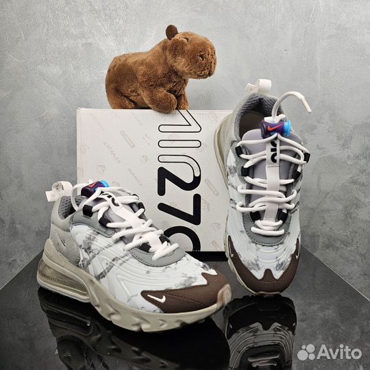 Кроссовки Nike air max 270 react travis scott