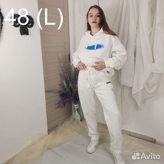 Джоггеры с флисом 7986