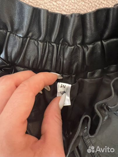 Шорты женские экокожа
