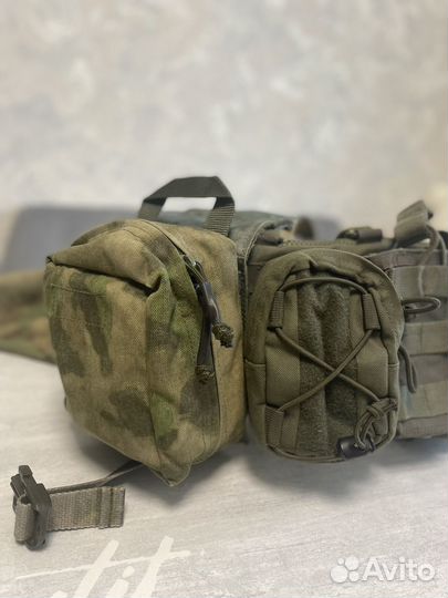 Тактический пояс с подсумками