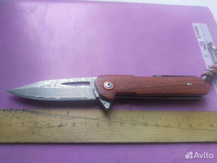 Нож дамасская сталь