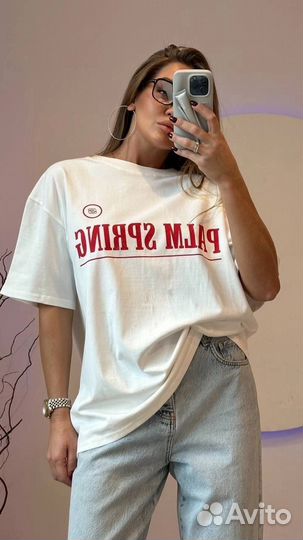 Футболка женская оверсайз