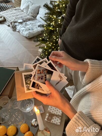 Печать фото Polaroid, подарок на Новый год мужу