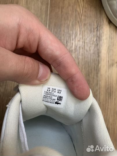 Кроссовки женские Lacoste оригинал 37,5 размер