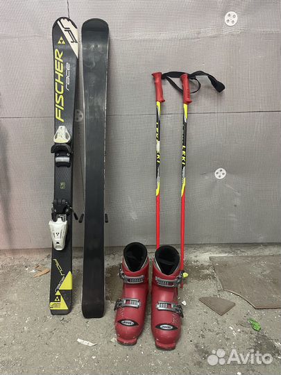 Горные лыжи детские комплект