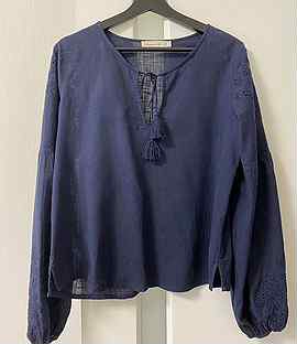 Abercrombie fitch льняная блузка М