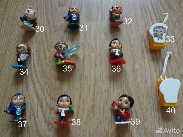 Фигурки киндер, Дино, веселый класс, машинки