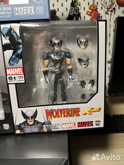 Росомаха,Киборг,Харли Квин Mafex