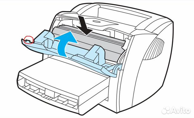 HP LaserJet 1300 Поврежден