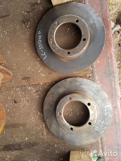Диски тормозные передние Toyota land cruiser 100