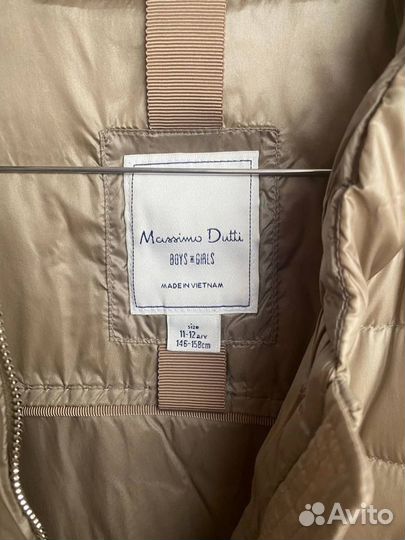 Куртка пуховик massimo dutti