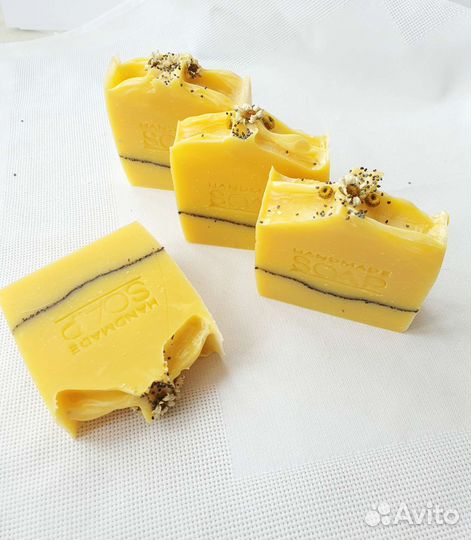 Облепиховое мыло ручной работы