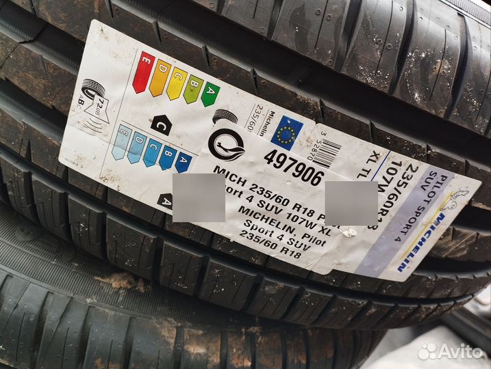 Michelin Pilot Sport 4 SUV 235/60 R18 107W