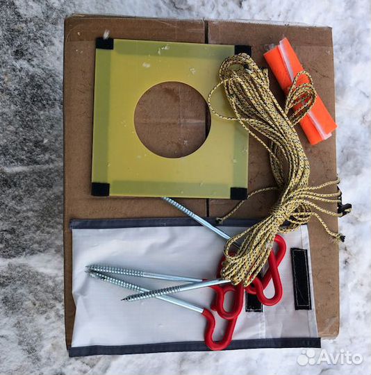 Зимняя палатка куб трехслойная