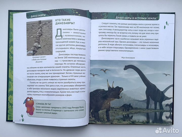 Детская энциклопедия Динозавры