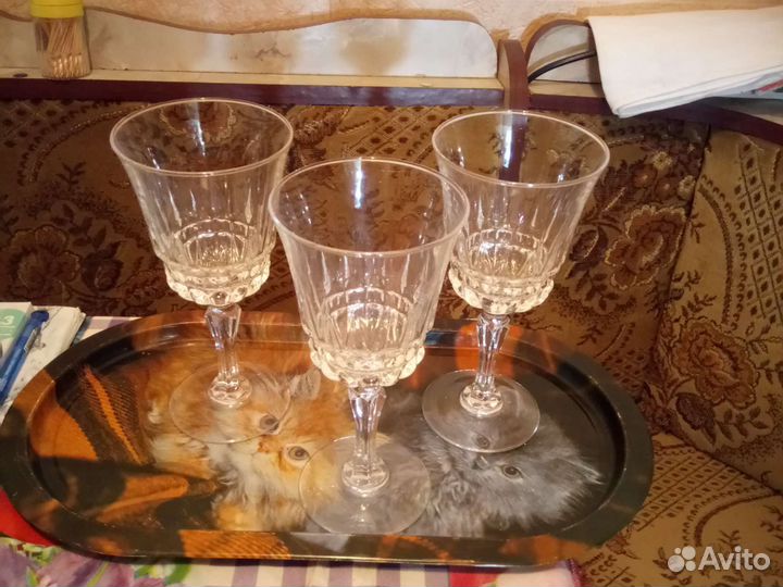 Хрустальные бокалы СССР