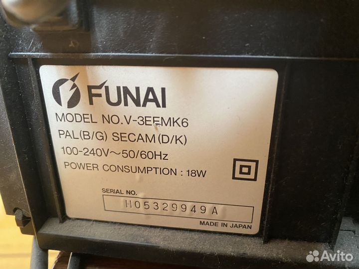 Видеомагнитофон funai