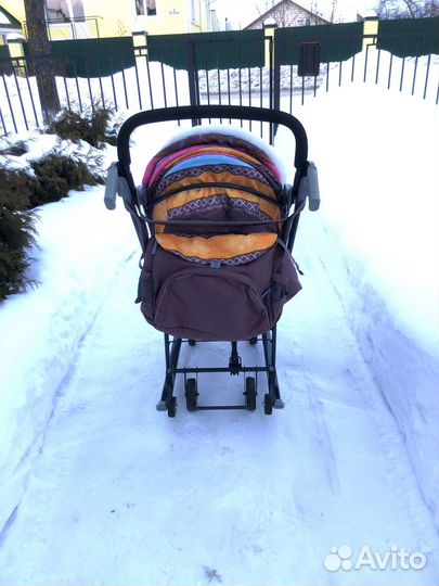 Санки - коляска ника 7