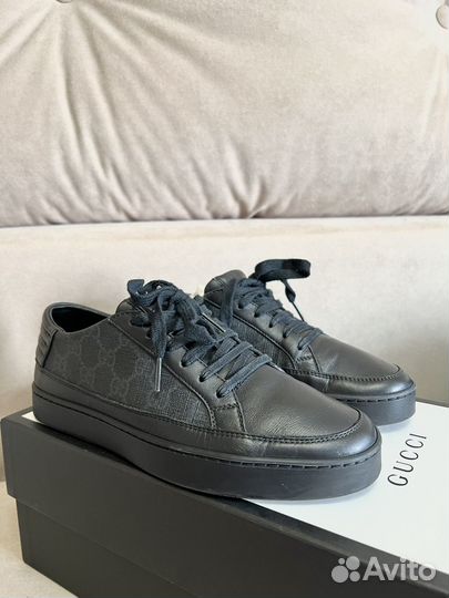 Кеды Gucci GG Supreme Black оригинал