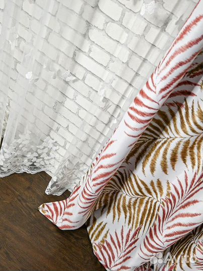 Прямые шторы классические на заказ